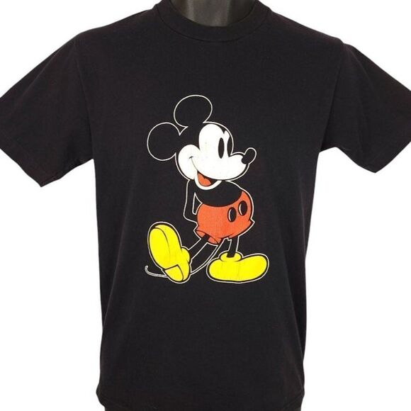 Mickey Mouse T Shirt Vintage 90s Disney Character Fashions Made In USA Mens - Picture 1 of 7